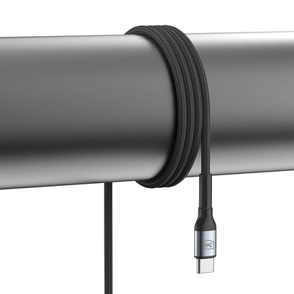 Kabel do danych i ładowania USB-C - USB-C 3MK Hyper N, 100W, 1m, Czarny