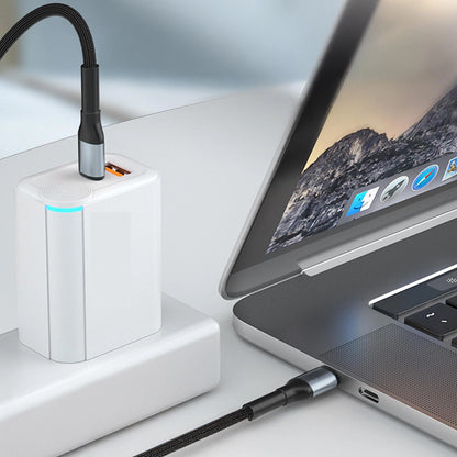 Kabel do danych i ładowania USB-C - USB-C 3MK Hyper N, 60W, 2m, Czarny