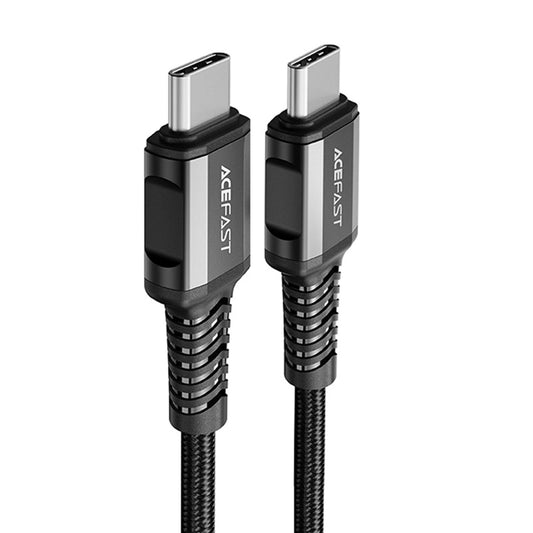 Kabel do danych i ładowania USB-C - USB-C Acefast C1-03, 60W, 1.2m, Czarny