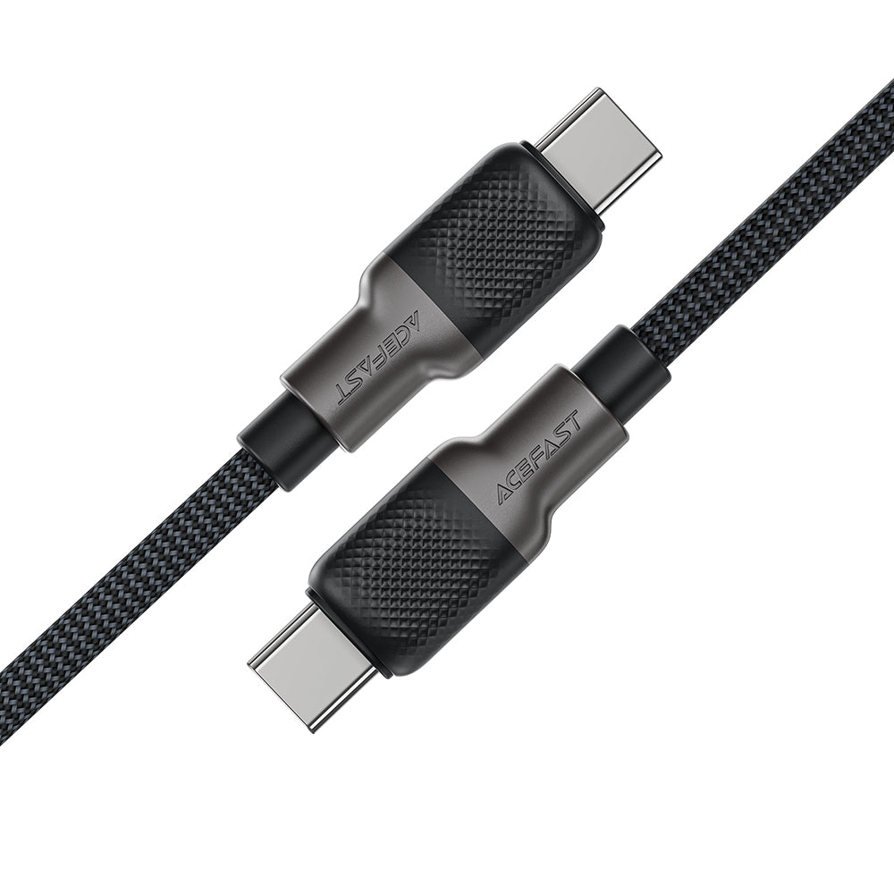 Kabel do danych i ładowania USB-C - USB-C Acefast C10-03, 60W, 1.2m, Czarny