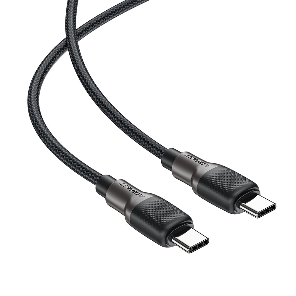 Kabel do danych i ładowania USB-C - USB-C Acefast C10-03, 60W, 1.2m, Czarny