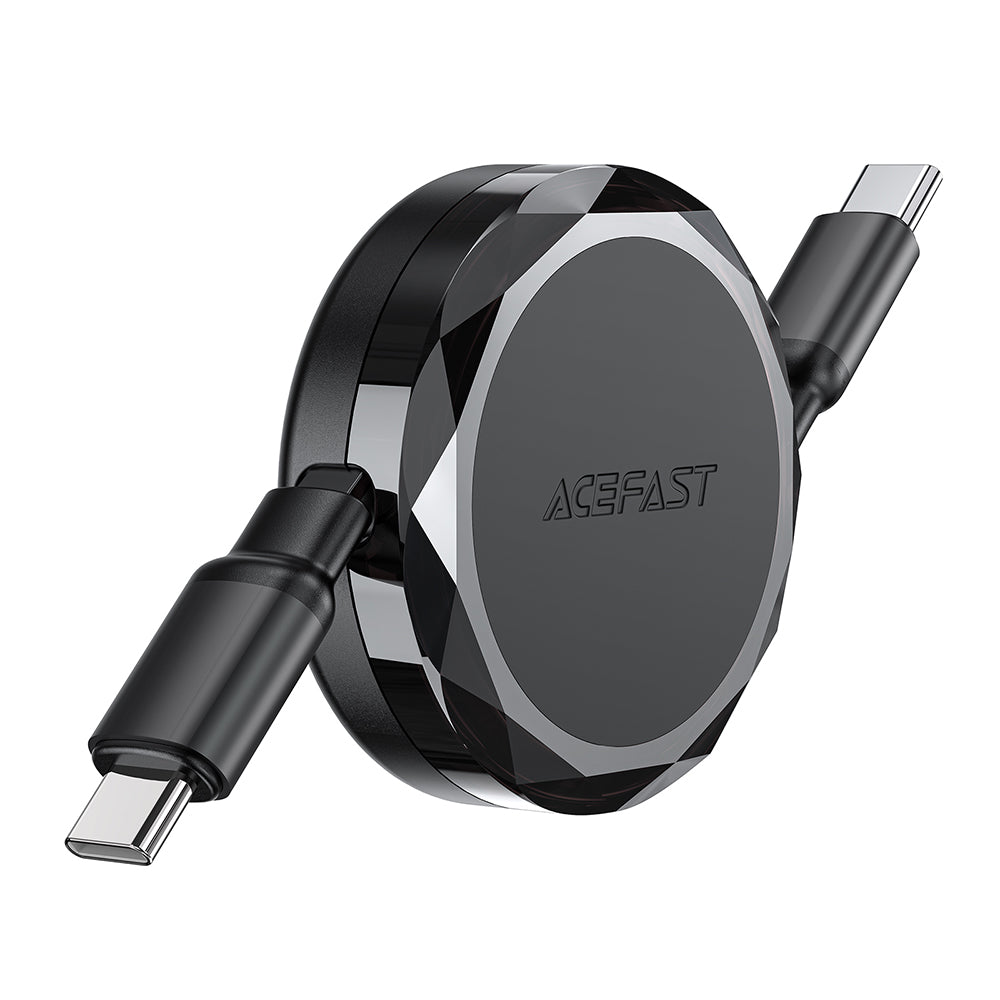 Kabel do danych i ładowania USB-C - USB-C Acefast C13-03, 60W, 0.8m, Czarny