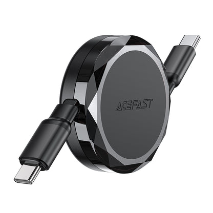 Kabel do danych i ładowania USB-C - USB-C Acefast C13-03, 60W, 0.8m, Czarny
