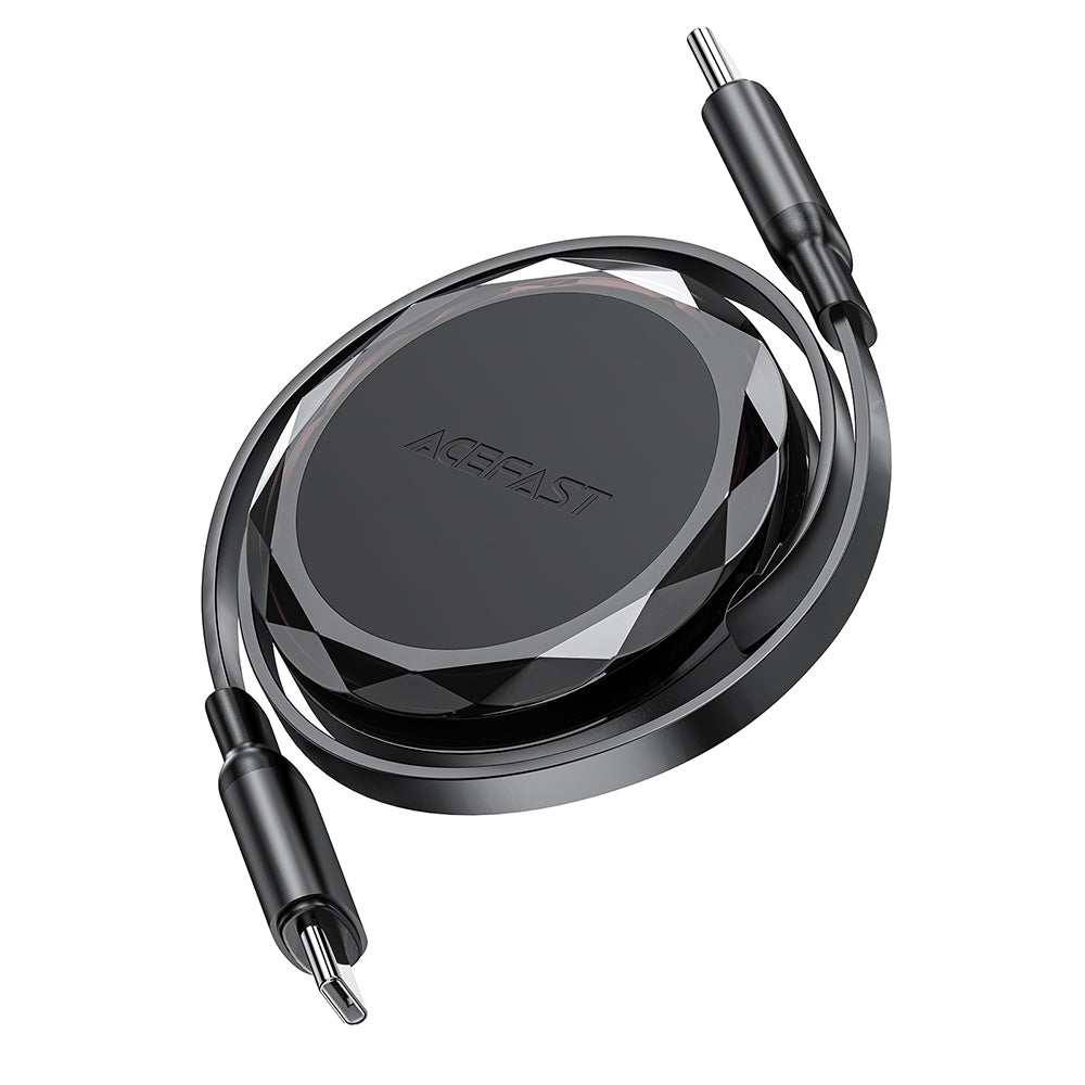 Kabel do danych i ładowania USB-C - USB-C Acefast C13-03, 60W, 0.8m, Czarny