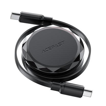 Kabel do danych i ładowania USB-C - USB-C Acefast C13-03, 60W, 0.8m, Czarny