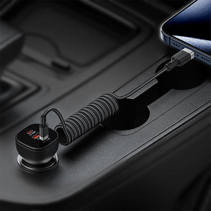 Kabel do danych i ładowania USB-C - USB-C Acefast C14-03, 60W, 1.2m, Czarny