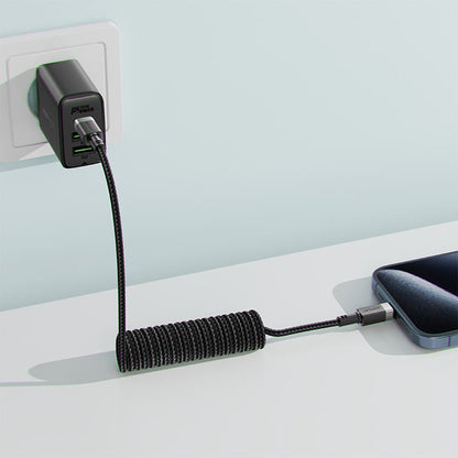 Kabel do danych i ładowania USB-C - USB-C Acefast C14-03, 60W, 1.2m, Czarny