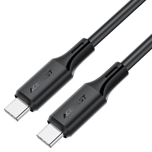 Kabel do danych i ładowania USB-C - USB-C Acefast C17-03, 60W, 1.2m, Czarny