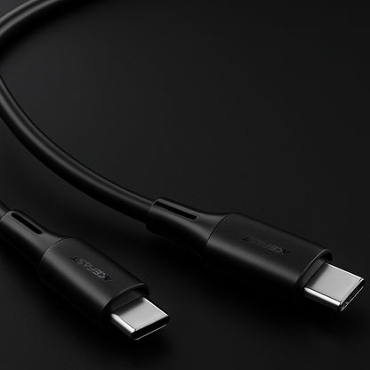 Kabel do danych i ładowania USB-C - USB-C Acefast C17-03, 60W, 1.2m, Czarny