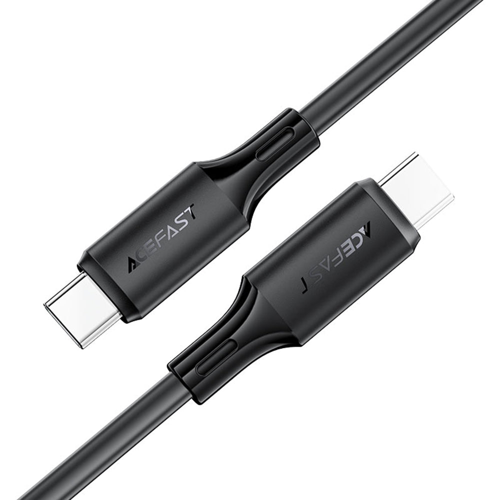 Kabel do danych i ładowania USB-C - USB-C Acefast C17-03, 60W, 1.2m, Czarny