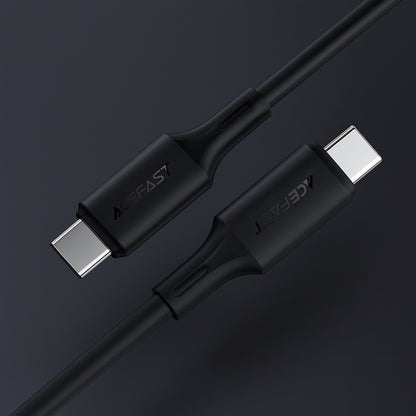 Kabel do danych i ładowania USB-C - USB-C Acefast C17-03, 60W, 1.2m, Czarny