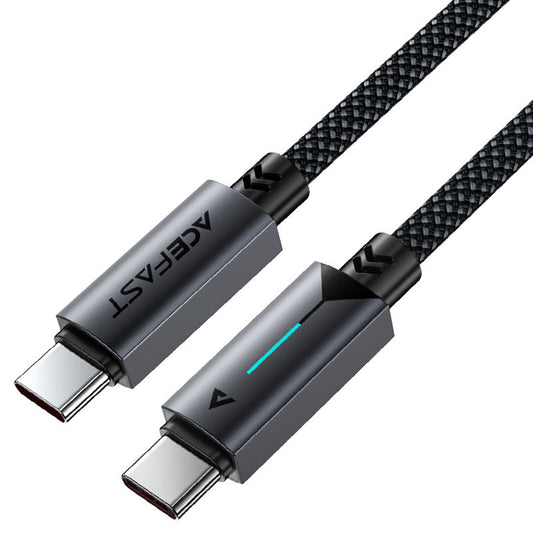 Kabel do danych i ładowania USB-C - USB-C Acefast C19-03, 60W, 1.2m, Czarny