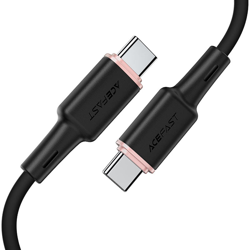 USB-C Data and Charging Cable - USB-C Acefast C2-03, 60W, 1.2m, Black