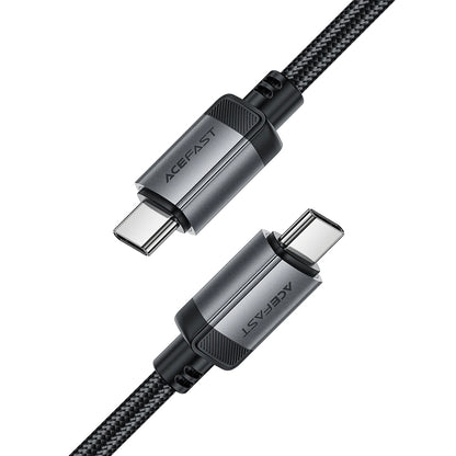 Kabel do danych i ładowania USB-C - USB-C Acefast C20-03, 60W, 1.2m, Czarny