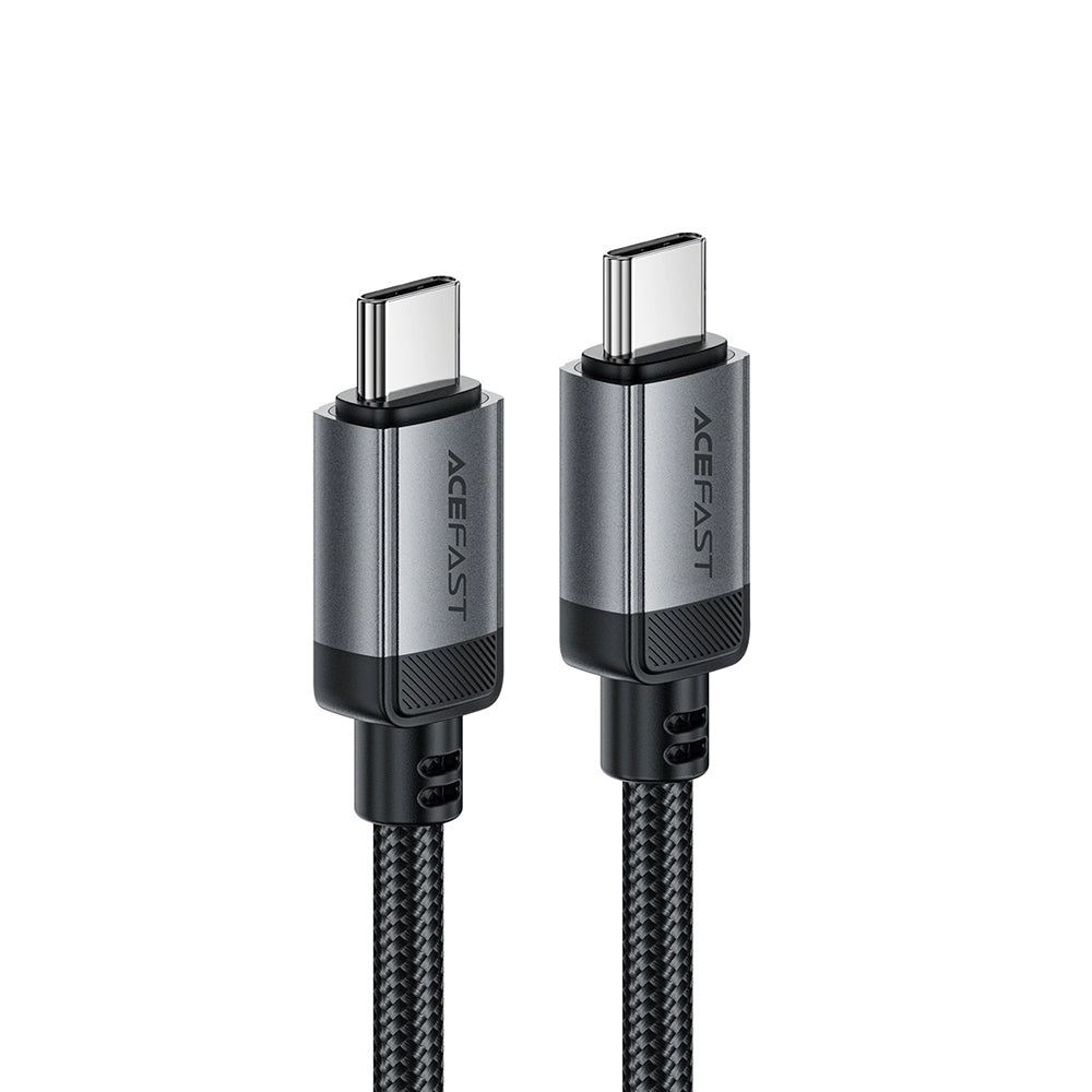 Kabel do danych i ładowania USB-C - USB-C Acefast C20-03, 60W, 1.2m, Czarny