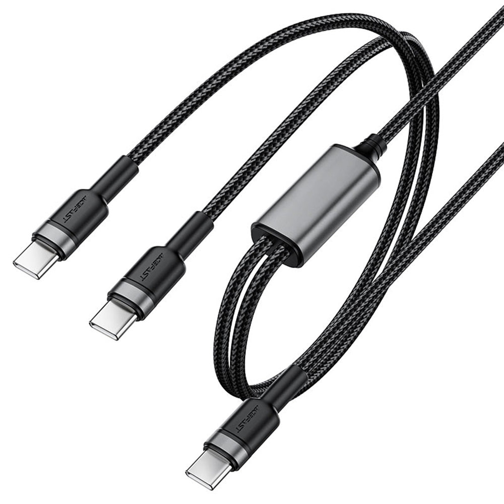 USB-C Data and Charging Cable - 2 x USB-C Acefast C22-02, 100W, 1.25m, Black
