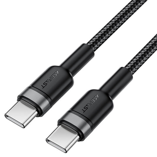 Kabel do danych i ładowania USB-C - USB-C Acefast C22-03, 60W, 1.2m, Czarny