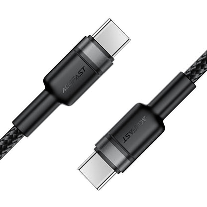 USB-C Data and Charging Cable - USB-C Acefast C22-03, 60W, 1.2m, Black