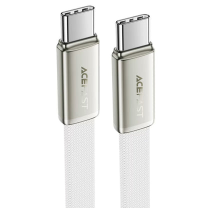Kabel do danych i ładowania USB-C - USB-C Acefast C24-03, 60W, 1.2m, Biały
