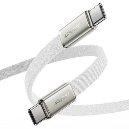 Kabel do danych i ładowania USB-C - USB-C Acefast C24-03, 60W, 1.2m, Biały