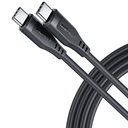 Kabel do danych i ładowania USB-C - USB-C Acefast C3-03, 60W, 1.2m, Czarny