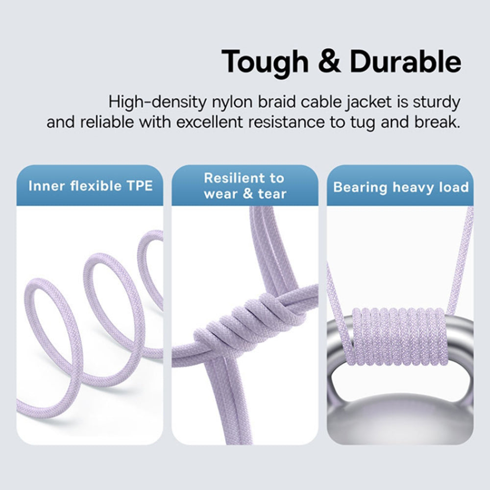 USB-C Data and Charging Cable - USB-C Baseus Gem, 100W, 1m, Purple P10373000511-00