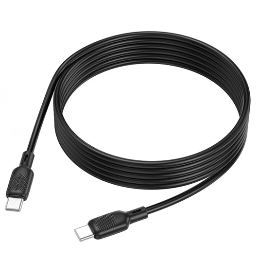 Kabel do danych i ładowania USB-C - USB-C Borofone BX113 Lenny, 60W, 2m, Czarny
