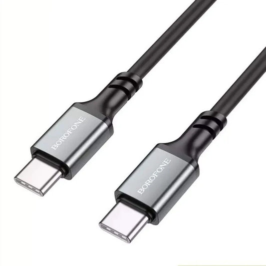 Kabel do danych i ładowania USB-C - USB-C Borofone BX83, 60W, 1m, Czarny