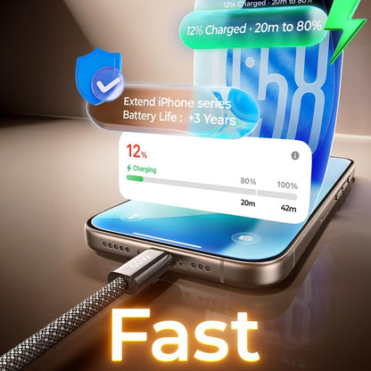 Kabel do danych i ładowania USB-C - USB-C Lisen, 60W, zestaw 5 sztuk (2 x 1m, 2 x 2m, 1 x 3m), Czarny YL0123070010