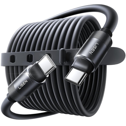 Kabel do danych i ładowania USB-C - USB-C Lisen L115, 100W, 3m, Czarny YL0125040001