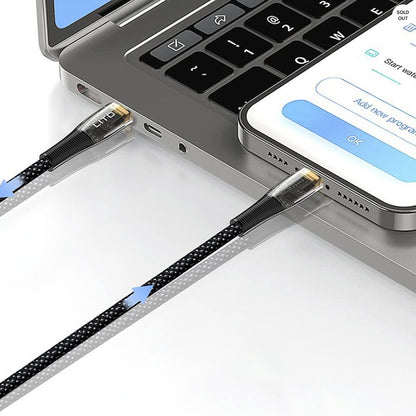 Kabel USB-C - USB-C Lito LD01, 60W, 1.2m, Czarny