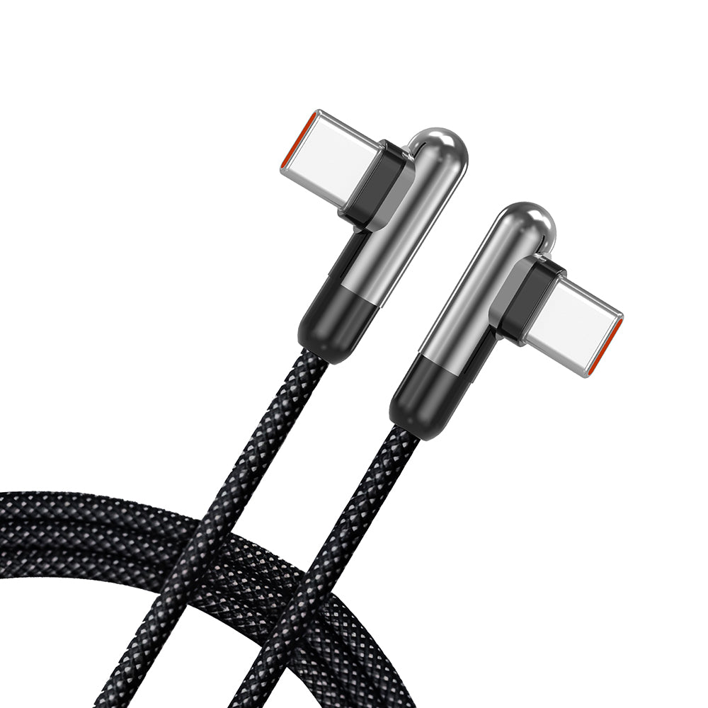 Kabel do danych i ładowania USB-C - USB-C Lito LD13CC, 60W, 1m, Czarny