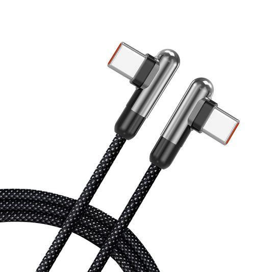 Kabel do danych i ładowania USB-C - USB-C Lito LD13CC, 60W, 1m, Czarny