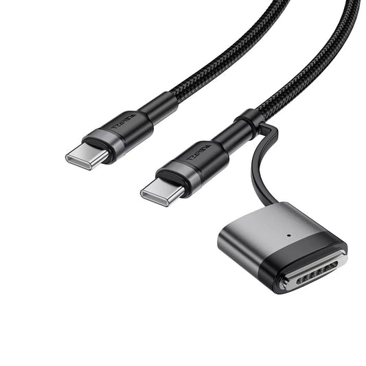 Kabel ładowania Acefast, USB-C - USB-C / MagSafe 3, 240W, 1.2m, Czarny