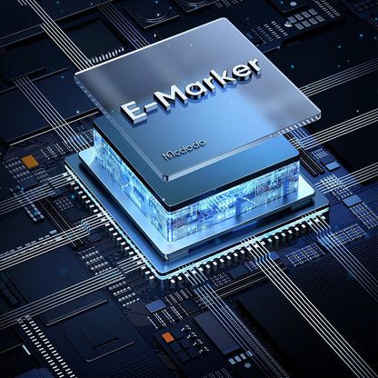 Kabel ładowania McDodo CA-0140, USB-C - USB-C / MagSafe 3, 240W, 2m, Czarny