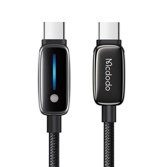 Kabel do danych i ładowania USB-C - USB-C McDodo CA-0100, 100W, 1.2m, Czarny