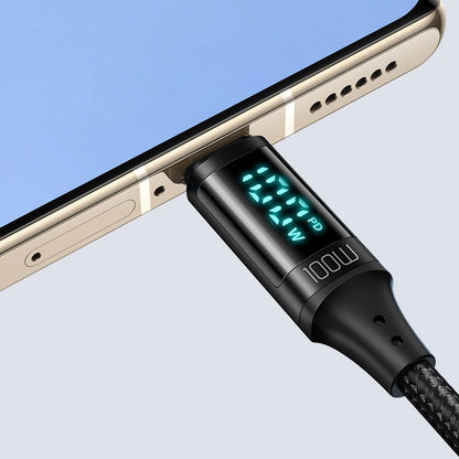 Kabel do danych i ładowania USB-C - USB-C McDodo CA-1100 Display, 100W, 1.2m, Czarny