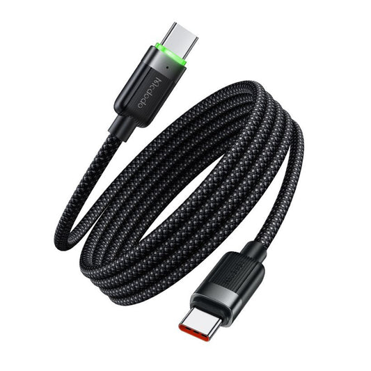 Kabel do danych i ładowania USB-C - USB-C McDodo CA-2000 Self Winding, 60W, 1.2m, Czarny