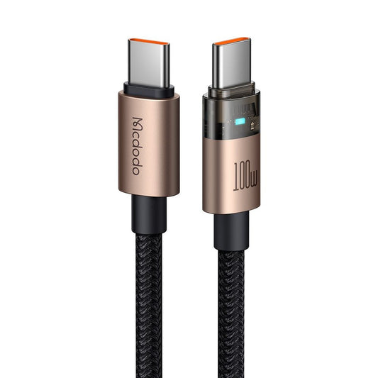 Kabel do danych i ładowania USB-C - USB-C McDodo CA-5581, 100W, 1.2m, Złoty
