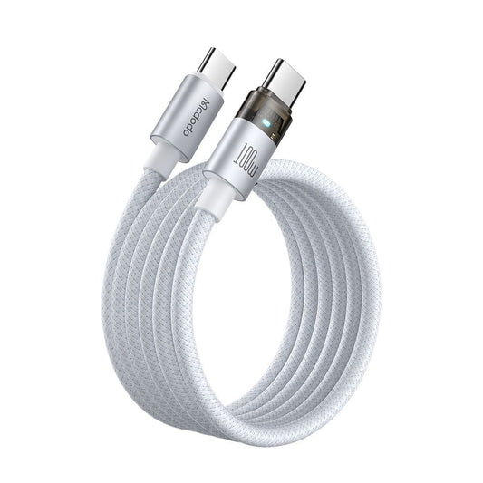 Kabel do danych i ładowania USB-C - USB-C McDodo CA-5582, 100W, 1.2m, Biały