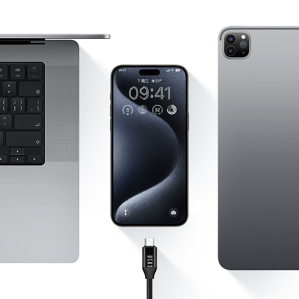 Kabel do danych i ładowania USB-C - USB-C McDodo CA-7132, 100W, 1.2m, Czarny