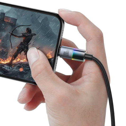 Kabel do danych i ładowania USB-C - USB-C McDodo CA-8200 Colorful, 100W, 1.2m, Czarny