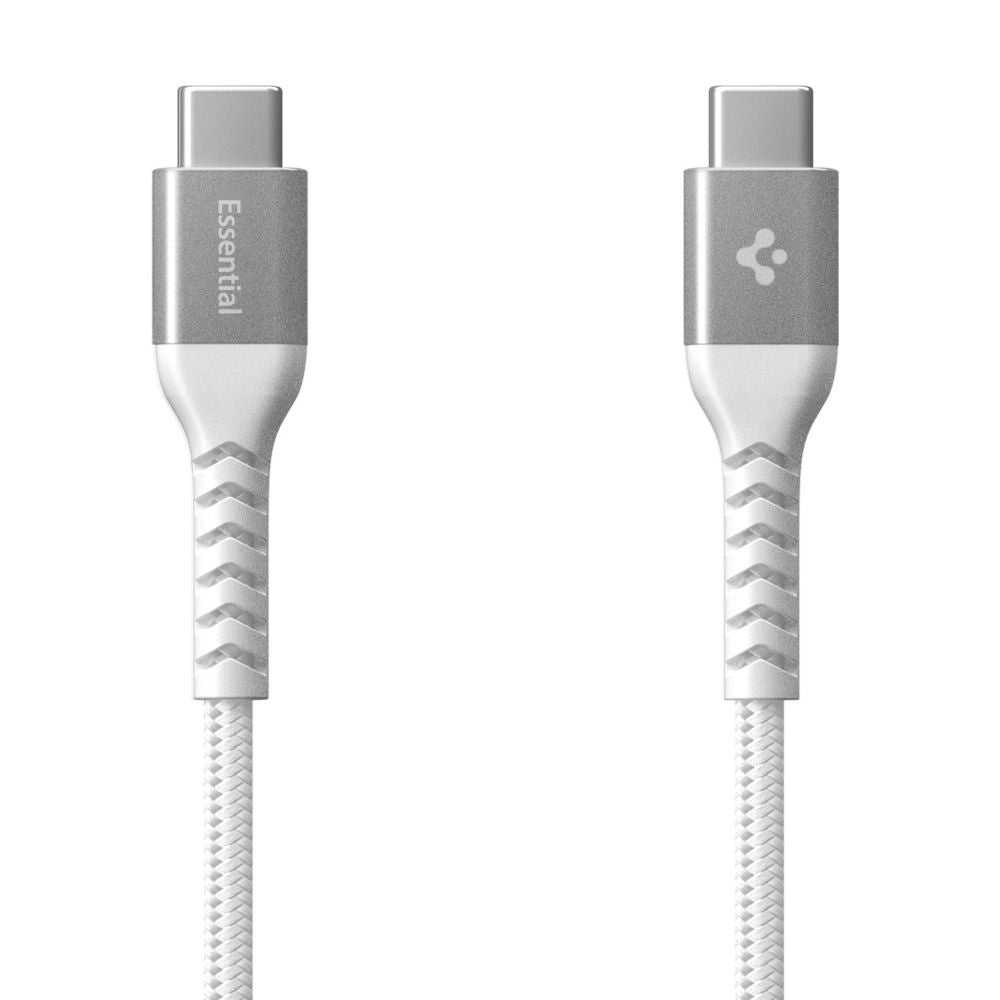 Kabel do danych i ładowania USB-C - USB-C Spigen EB10010CCA, 100W, 1m, Biały ACA11102