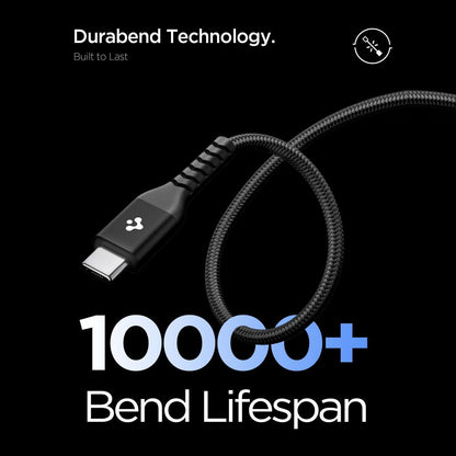 Kabel do danych i ładowania USB-C - USB-C Spigen EB10010CCA, 100W, 1m, Czarny ACA11103