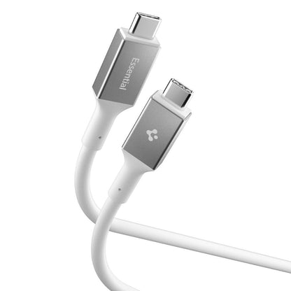 Kabel do danych i ładowania USB-C - USB-C Spigen EB24015CC, 240W, 1.5m, Biały ACA10422