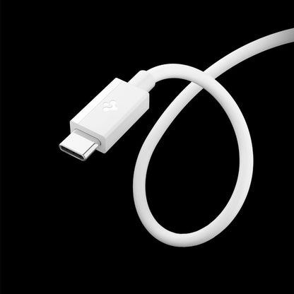 Kabel do danych i ładowania USB-C - USB-C Spigen Essential, 60W, 1m, Biały