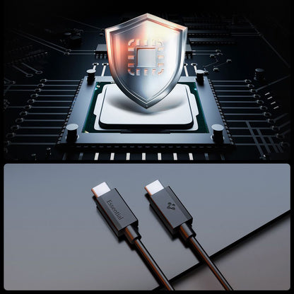 Kabel do danych i ładowania USB-C - USB-C Spigen Essential, 60W, 2m, Czarny