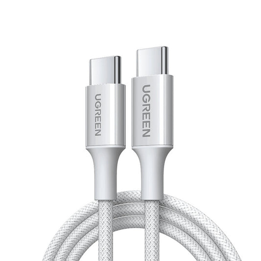 Kabel do danych i ładowania USB-C - USB-C UGREEN L501, 60W, 2m, Szary