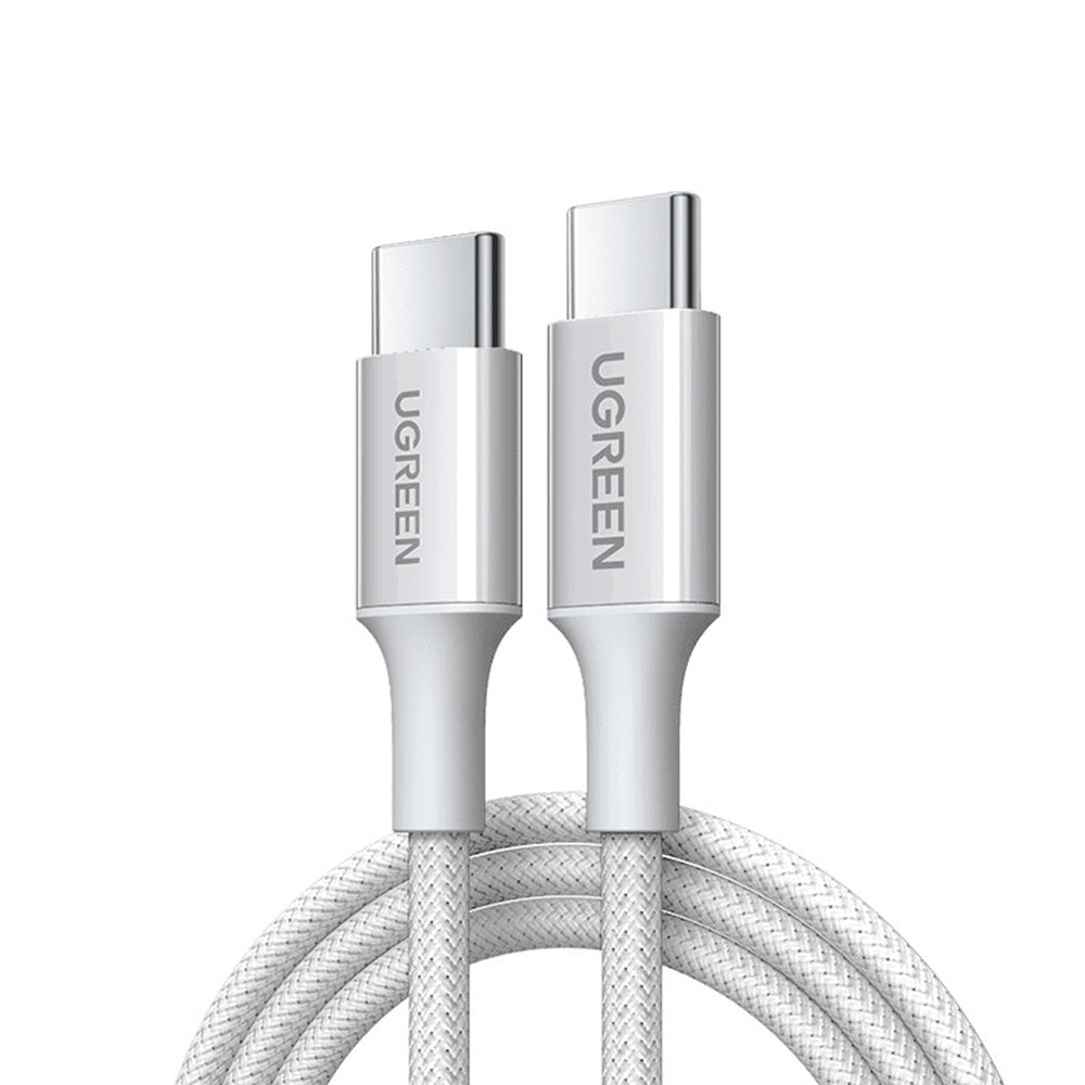 Kabel do danych i ładowania USB-C - USB-C UGREEN L502, 100W, 1m, Szary