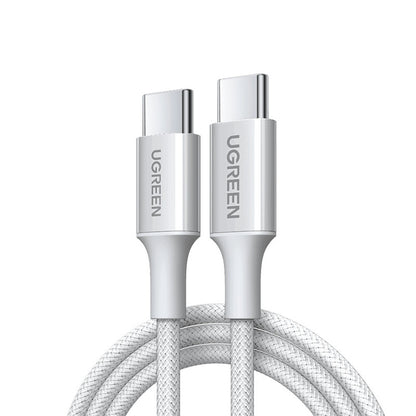 Kabel do danych i ładowania USB-C - USB-C UGREEN L502, 100W, 1m, Szary